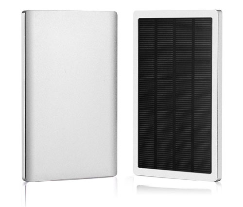 GRDE Ultrathin Solar Charger 10000mAh Silver