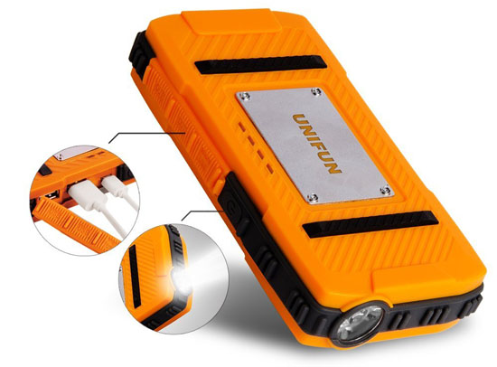 UNIFUN 10400mAh Rugged External Travel Battery Pack