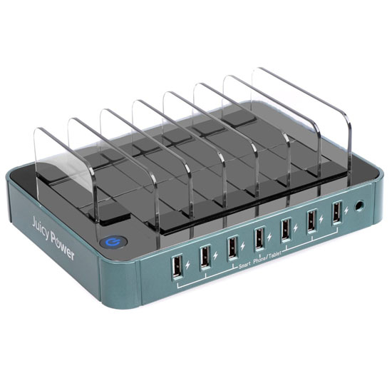Juicy Power 7-Port Turquoise