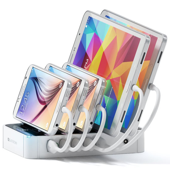 Satechi 5-Port USB Charging Station White