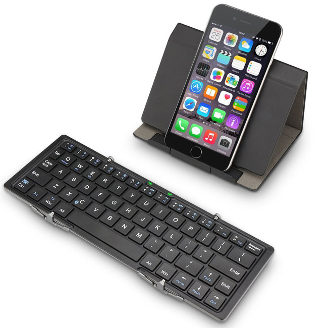 EC Technology Foldable Keyboard on Amazon EC Technology Stage