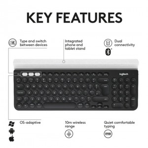 Logitech K780 key features