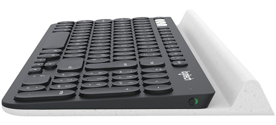 Logitech K780 side profile