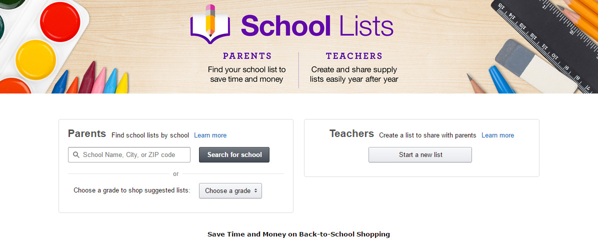 amazonschoollists