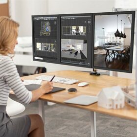 Three Monitor Portrait Arrangement Three Monitor Portrait Arrangement