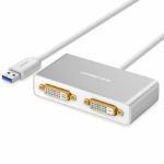 UGRREN USB 3 to 2 DVI