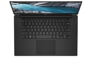 Dell XPS 15-9570 Top Down