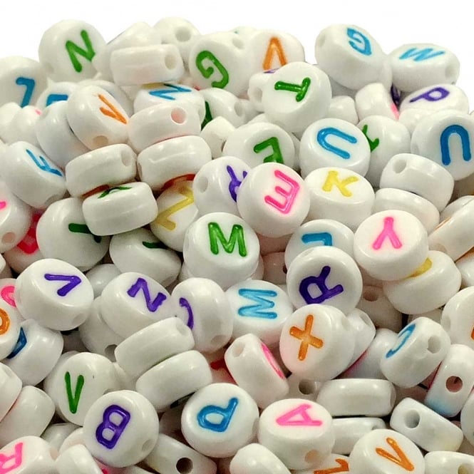 Alphabet Beads for Stringing Alphabet Beads for Stringing