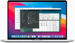 MacBook with MacOS Big Sur