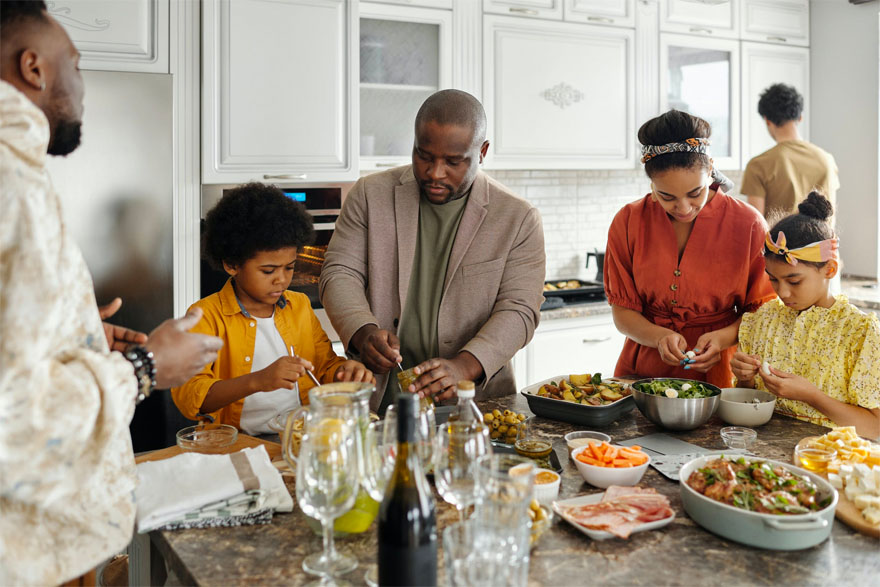 Family spending time together Family spending time together