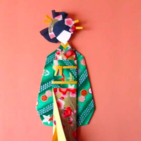 Origami Japanese DollsSQ Origami Japanese DollsSQ