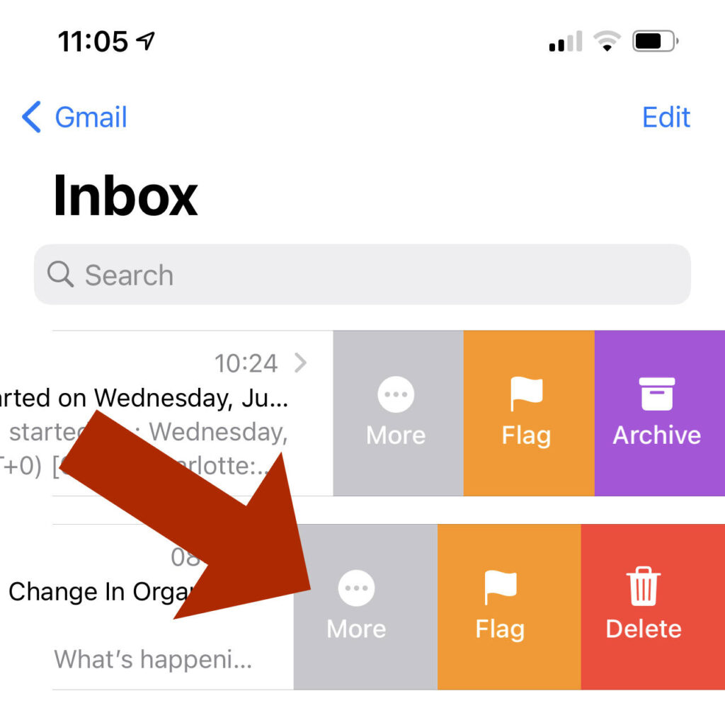 Set Swipe Left on Email to Delete in iPhone or iPad Mail App and Take