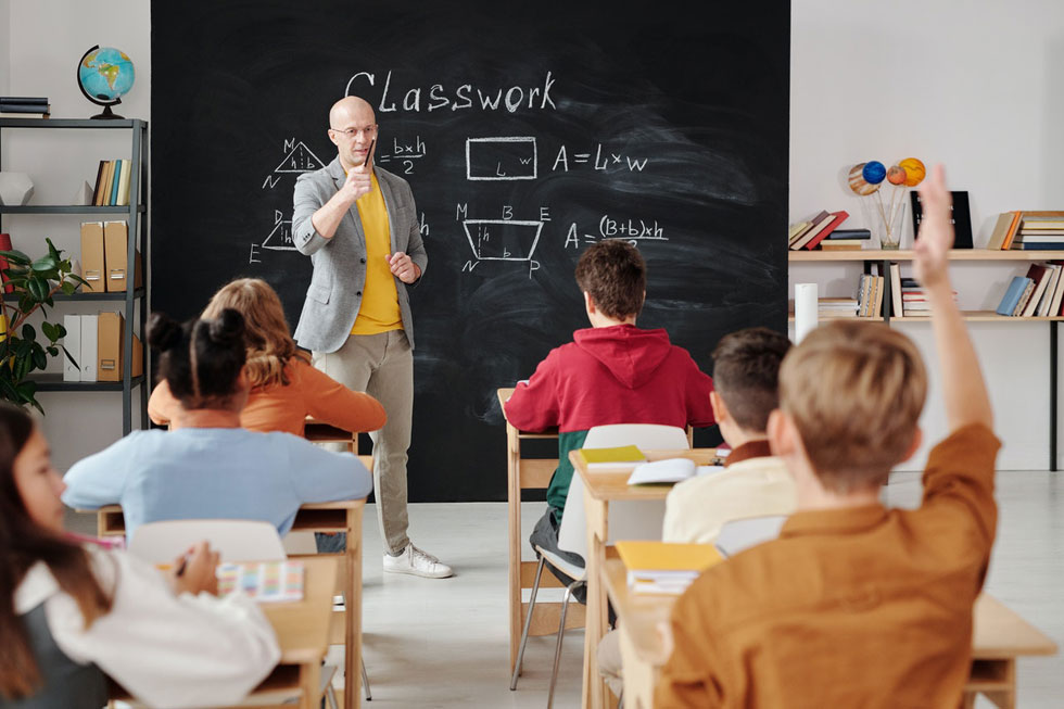 teacher in classroom teacher in classroom
