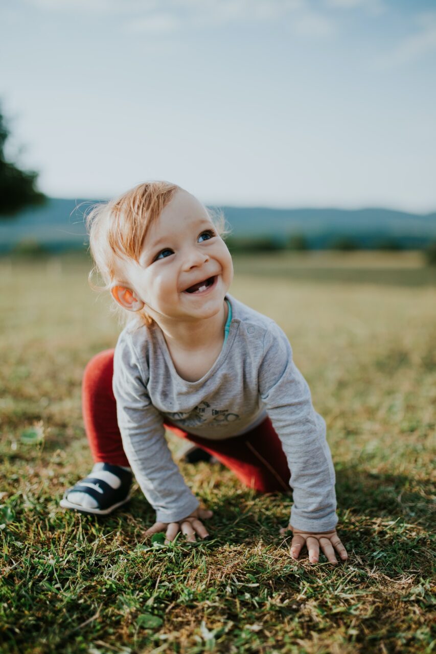 toddler smile