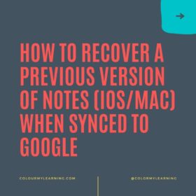 How to recover a Notes When Synced to Google How to recover a Notes When Synced to Google