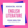 English Language Day Edexcel IGCSE English Literature
