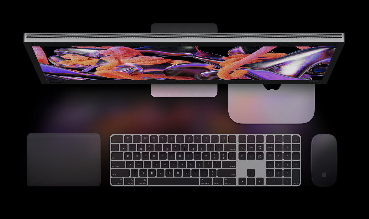 Mac mini M2 with Studio Display and Accessories Mac mini M2 with Studio Display and Accessories