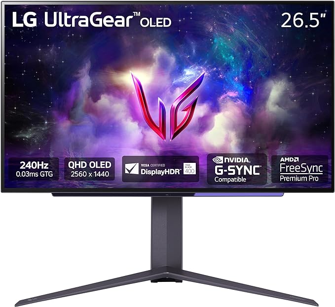 LG ‎27GS95QE 27-inch Ultragear OLED Gaming Monitor QHD