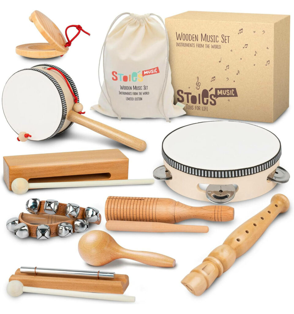 Stoies International Wooden Music Set Percussion Set