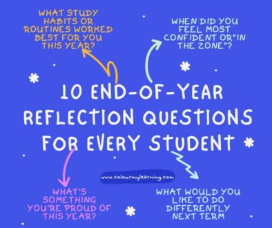 Text: 10 End of year reflection questions for every student