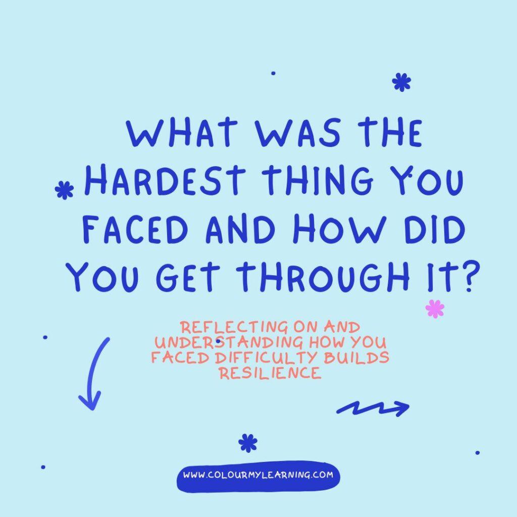 Text: What was the hardest thing you faced and how did you get through it?