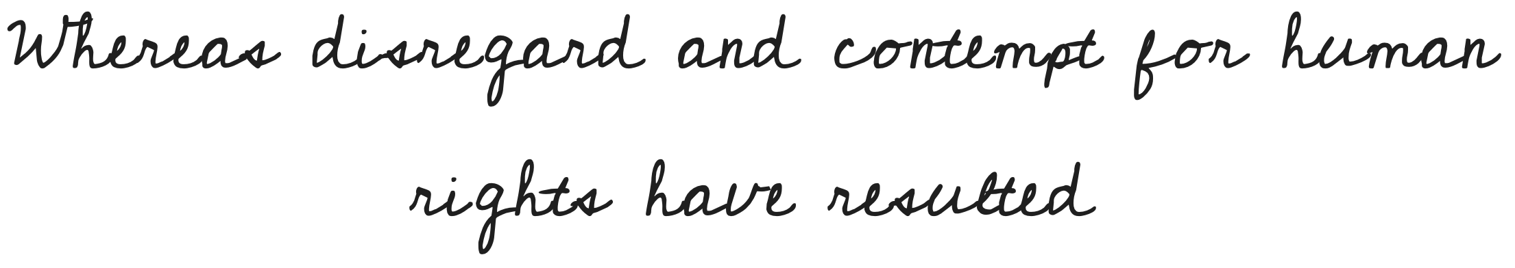 Cedarville Cursive Sample