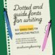 Best Dotted Fonts & Guides from Google Fonts for Handwriting Practice