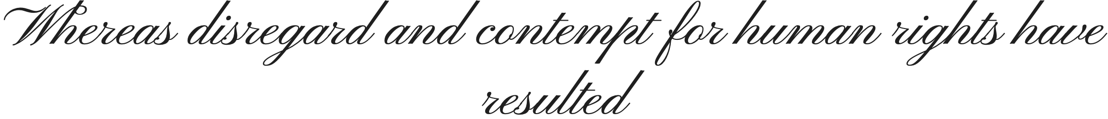 Pinyon Script Sample