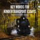 Kindertransport Key words for essays